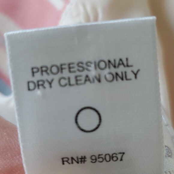 OSCAR DE LA RENTA STRIPED SKIRT WHITE PINK BLUE YELLOW SIZE 10 - Picture 8 of 10